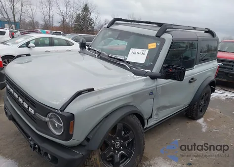 2024 Ford Bronco Black Diamond z USA, uszkodzony, nr VIN 1FMDE1AP7RLA68730